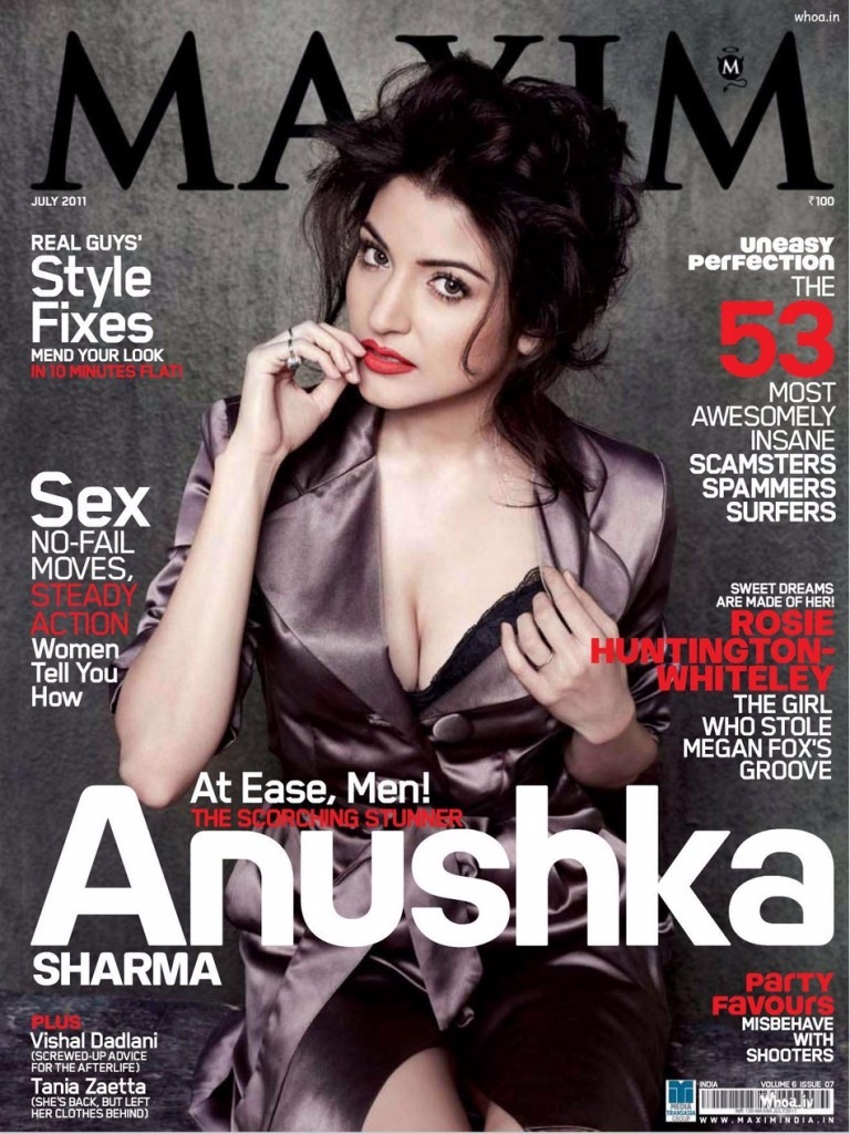 Top 20 Anushka Sharma in Bikini Photo shoot, Images, Pics 10 Anushka Sharma on MAXIM Cover Ju