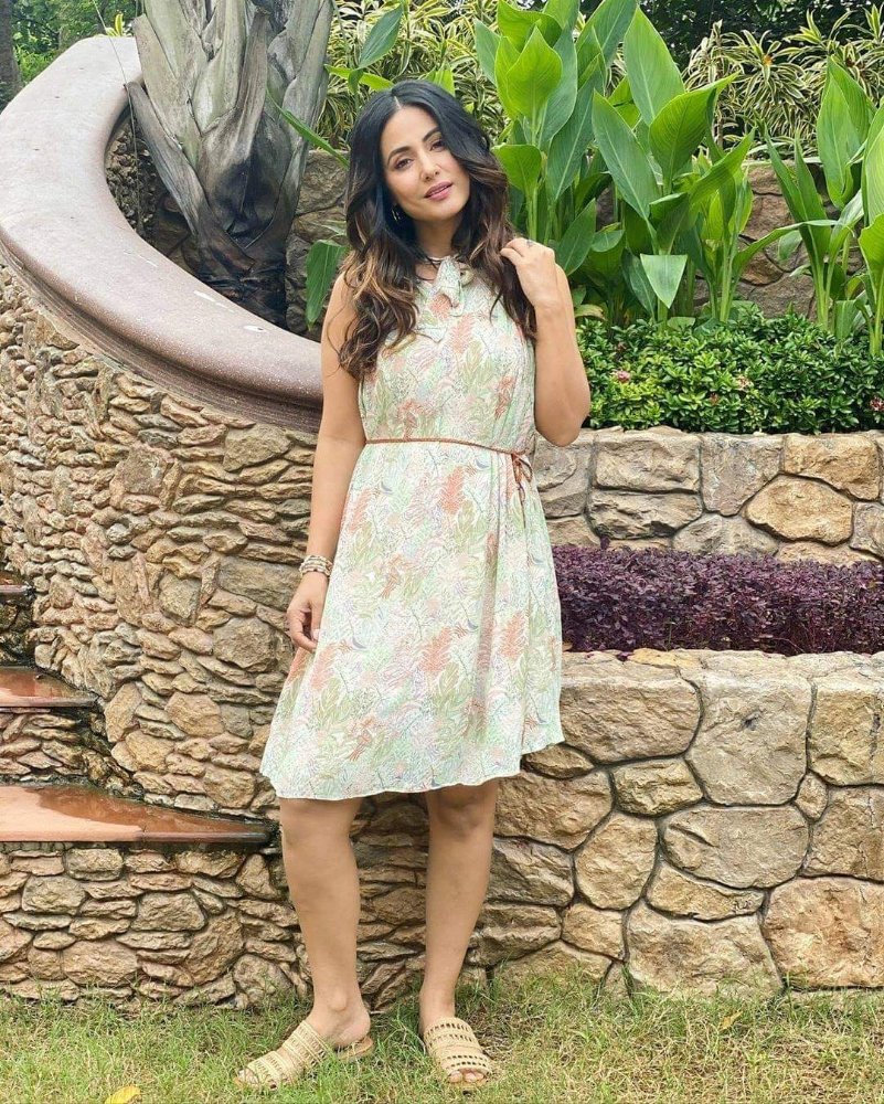 Gorgeous Hina Khan Beautiful Moring Pics Clicked in Park 11 Hina Khan cute pics