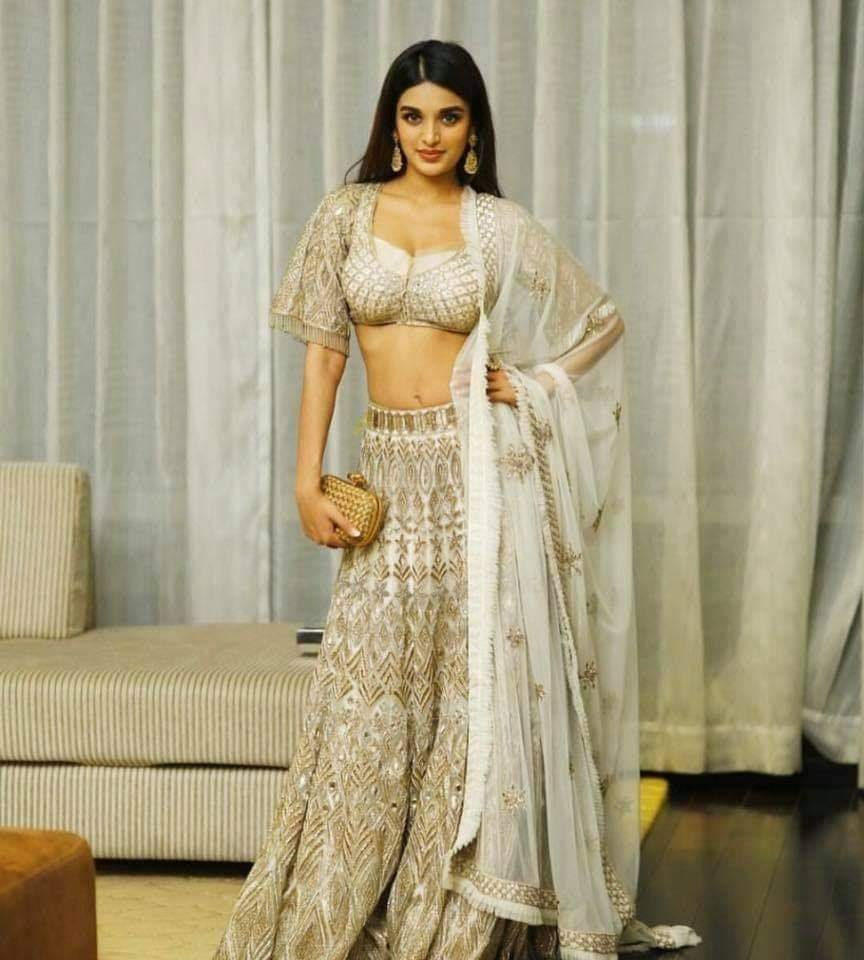 Telugu Actress Nidhhi Agerwal Photos HD in Lehenga Choli 11 Nidhhi Agerwal Photos