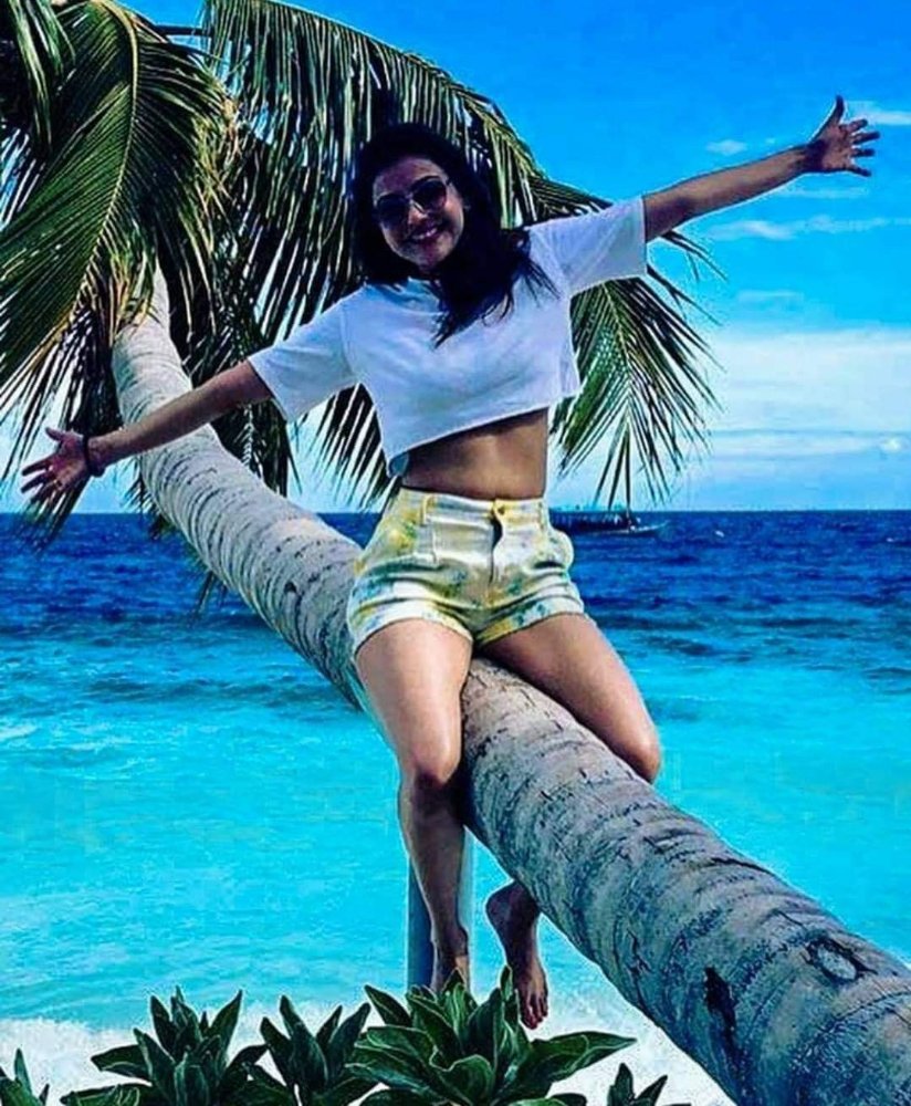 Bikini Babe Kajal Aggarwal Hot Pool Images 13 Bikini Babe Kajal Aggarwal