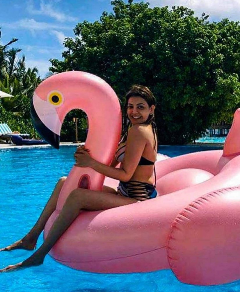 Bikini Babe Kajal Aggarwal Hot Pool Images 11 fb img 16062314890372395115614255172110
