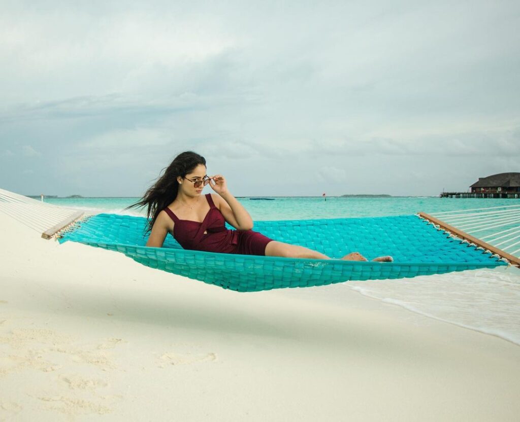 10+ Stunning Photos Of Tridha Choudhury, The Aashram Web series Actress 15 Tridha Choudhury height 1024x832 1