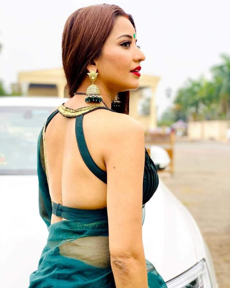 Bhojpuri Actress Antara Biswas (Monalisa) Beautiful Photos in Saari 11 fb img 1608559286534798728460245370223