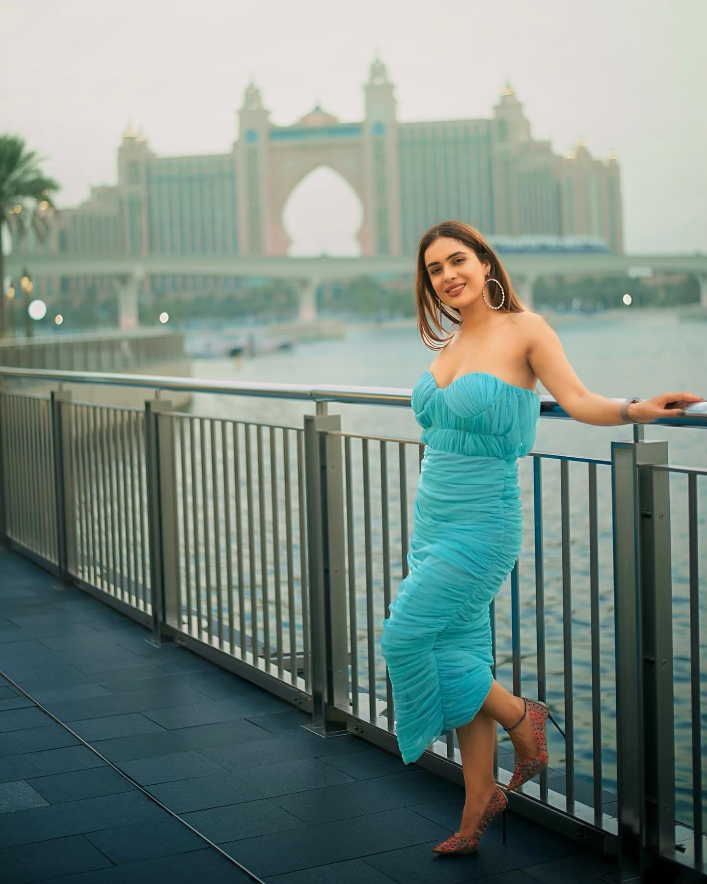 Neha Malik Latest Beautiful Photos in Blue- Looking Glamorous 11 Neha Malik 03
