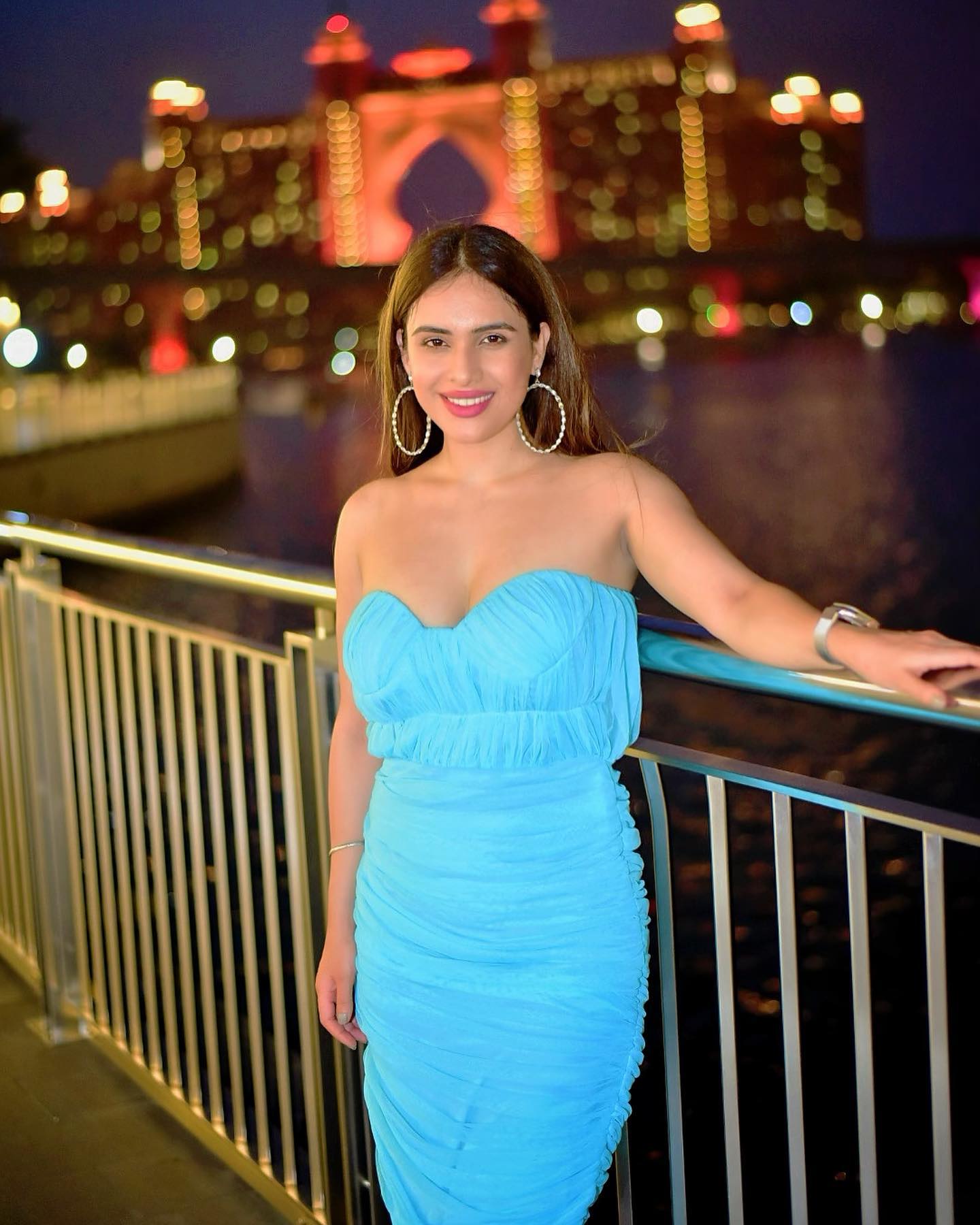 Neha Malik Latest Beautiful Photos in Blue- Looking Glamorous 16 Neha Malik 08
