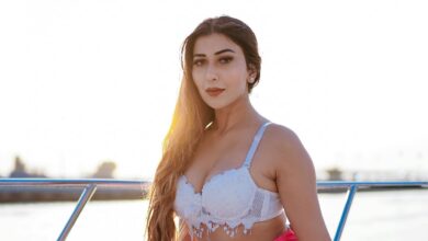 TV Actress Ruma Sharma Latest Photos At Dubai in White Bra Showing Cleavage 19 Ruma Sharma 07