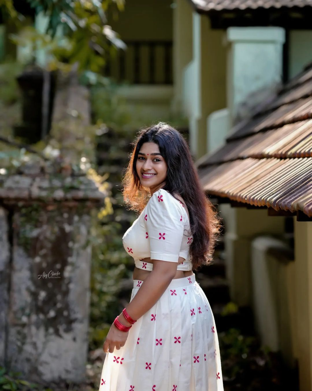 Malayalam Movie Chubby Mallu Actress Athira Hot Photoshoot In Blouse & Skirt 11 image 3