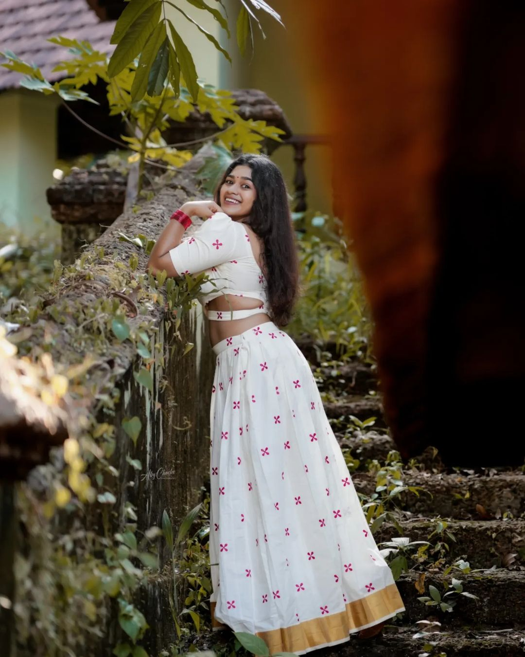 Malayalam Movie Chubby Mallu Actress Athira Hot Photoshoot In Blouse & Skirt 13 image 5