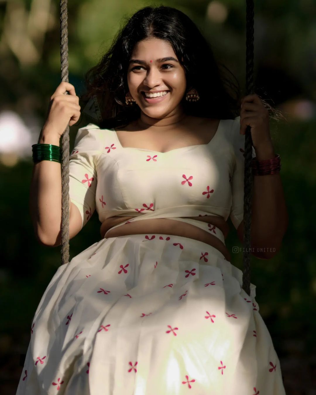 Malayalam Movie Chubby Mallu Actress Athira Hot Photoshoot In Blouse & Skirt 16 image 8