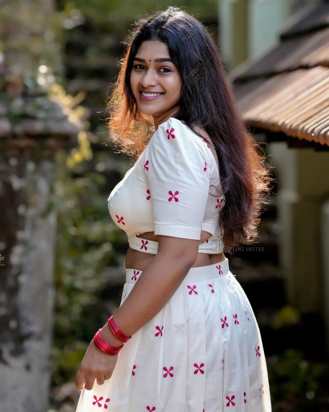 Malayalam Movie Chubby Mallu Actress Athira Hot Photoshoot In Blouse & Skirt 17 image 9