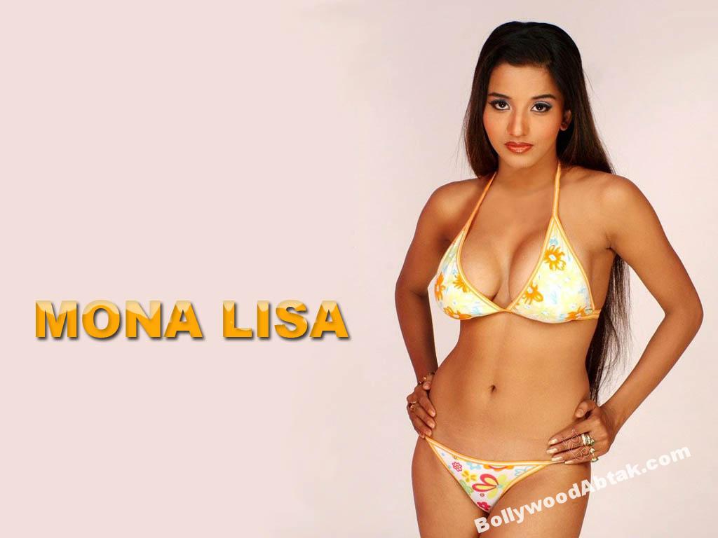 Monalisa In Bikini Hot Wallpaper Wallpaper