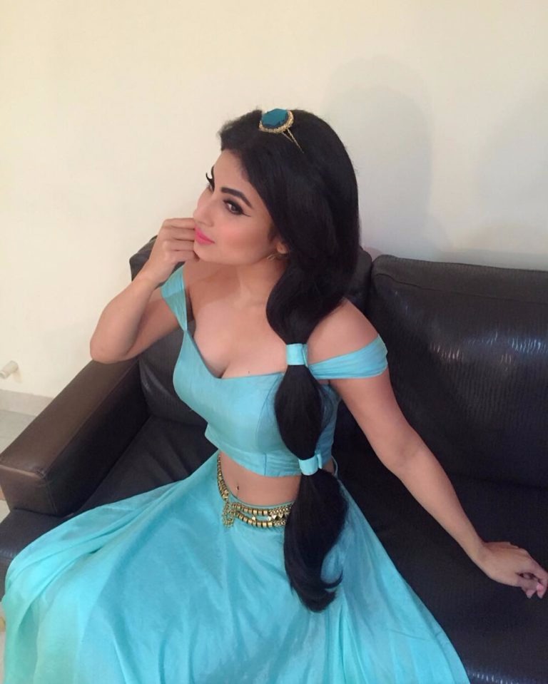 Mouni Roy In a disney princess 7