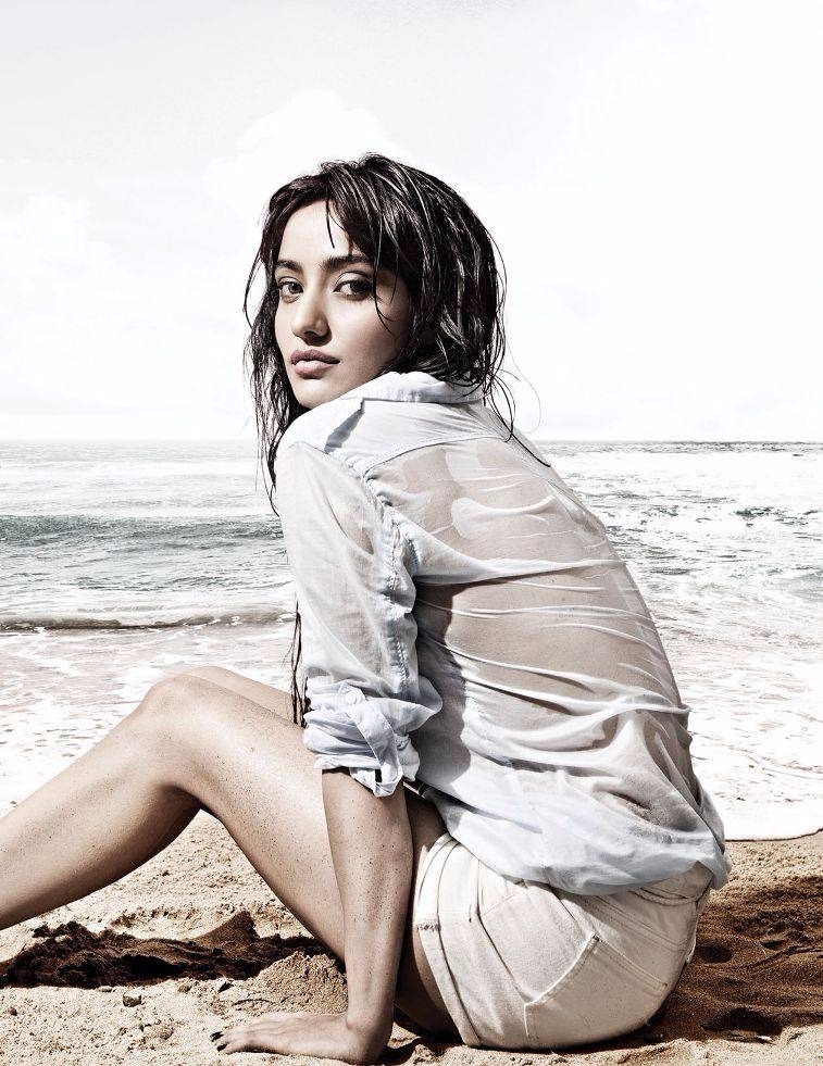 Neha Sharma hot cleavage for FHM