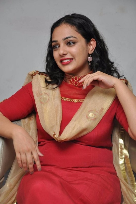 Nithya Menen suit