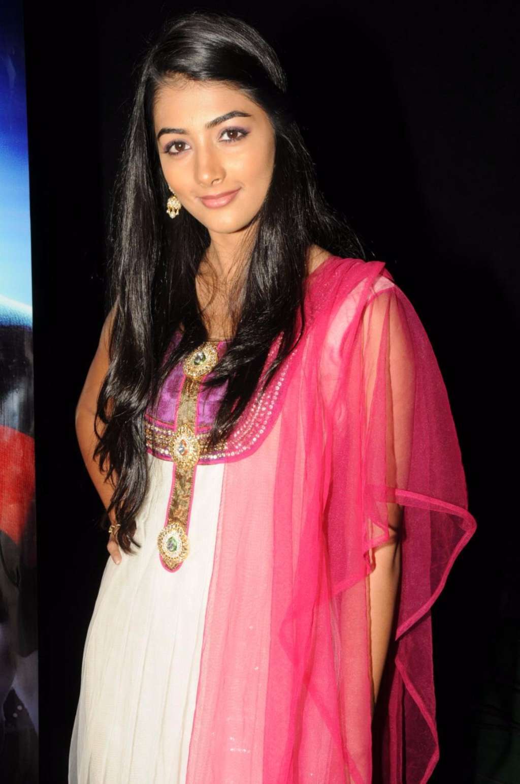 Pooja hegde hot stills in saree