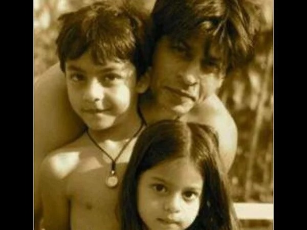 Suhana khan childhood pic