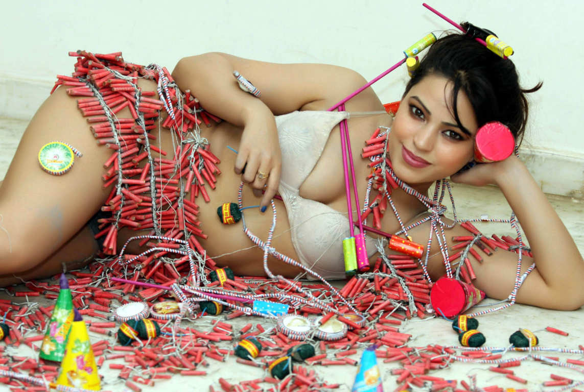 Devshi Khanduri Firecracker Photoshoot