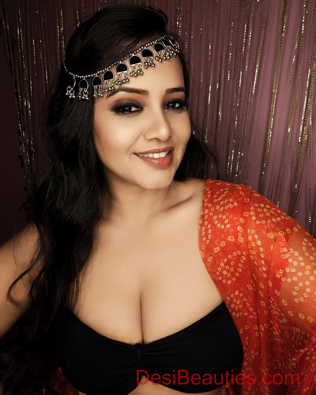 Priya Gamre Hot Photos in Black Bra