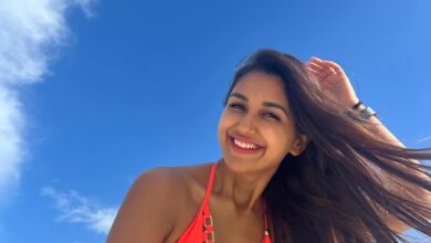 nikita dutta red bikini sexy body cleavage 282 29